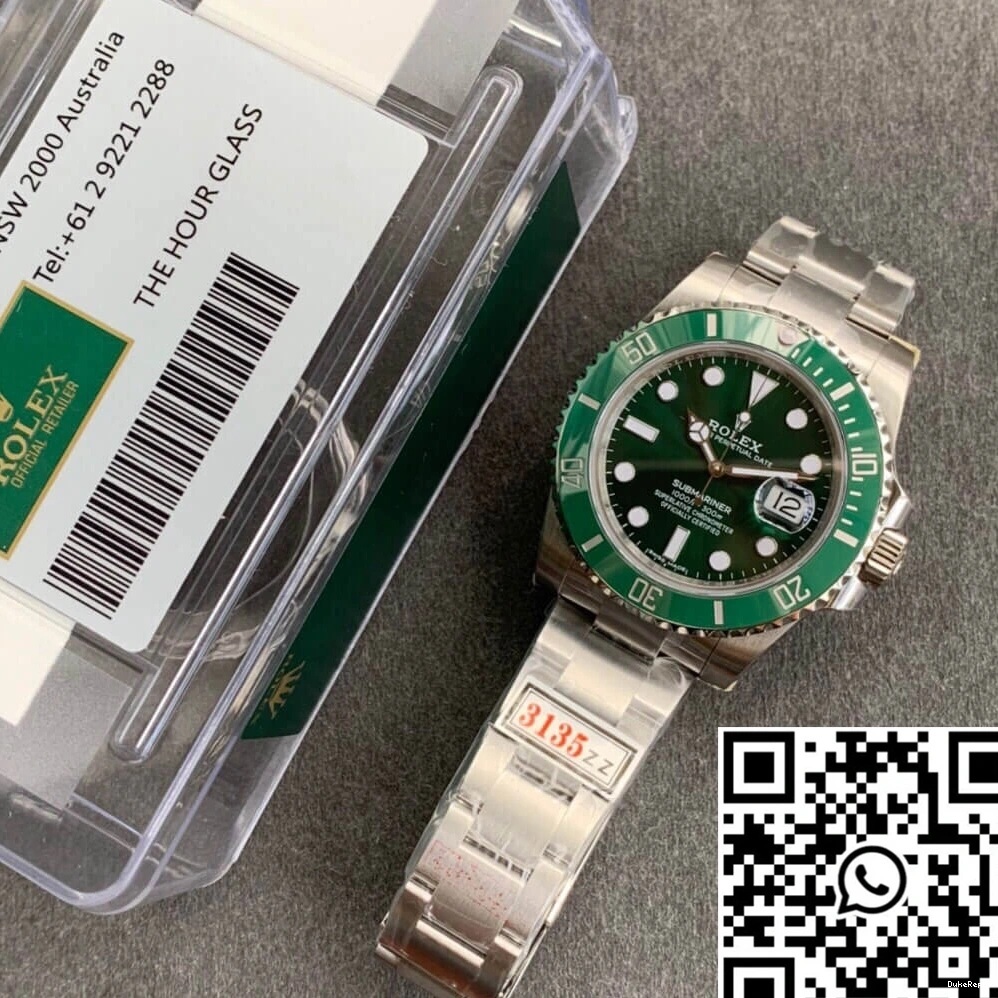 ZZ 116610LV 40MM V2S Dial Factory Green Submariner Rolex 0830